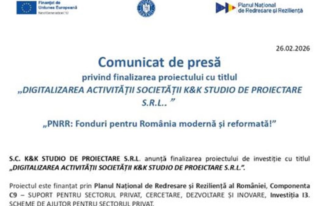 PNRR, Componenta 9 – Digitalizare